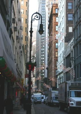 North View of Nassau Street from Fulton Street