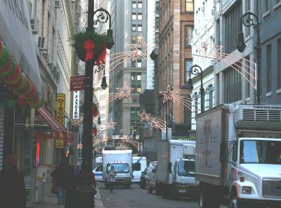 North View of Nassau Street from Fulton Street