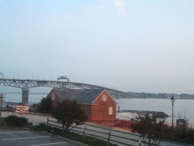 yt_26 - Coleman Bridge Across the York River - Looking From Yorktown to Gloucester Point (Fall - 2004)