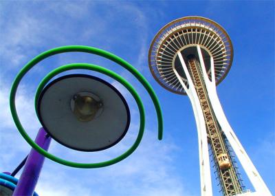 Lamp Pole and the space needle