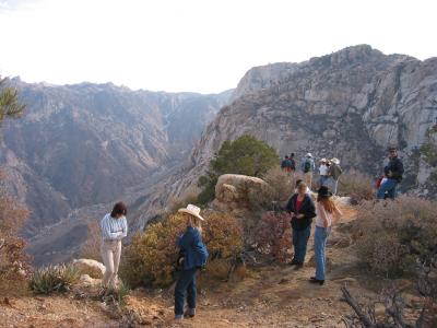 Riders at lookout point