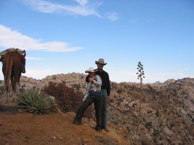 Mark & Jeanette (& Gavilan's rump)