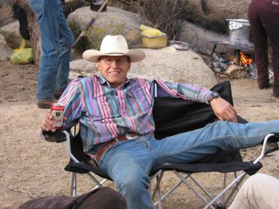Werner having a well deserved Tecate beer!
