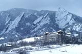 CHAUTAUQUA AUDITORIUM  AND FLATIRONS