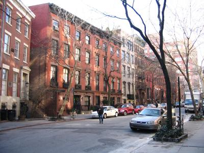 Brownstones in Greenwich Village
