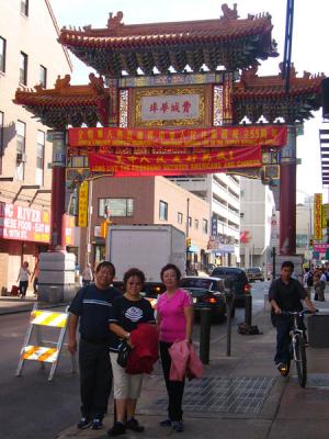 My Folks and the Chianatown Gateway...