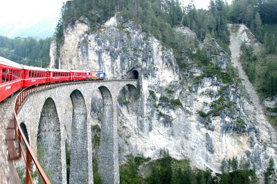 Landwasser Viaduct, Fillisur, Sw