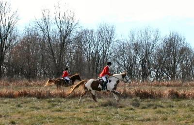 Hunting at Hill 'n Hound Farm December 18