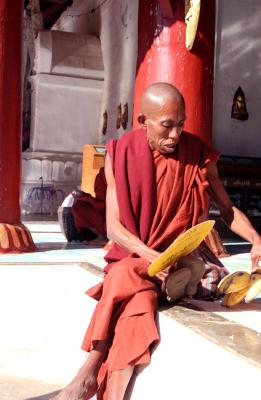 Monk at Shwezigon Paya