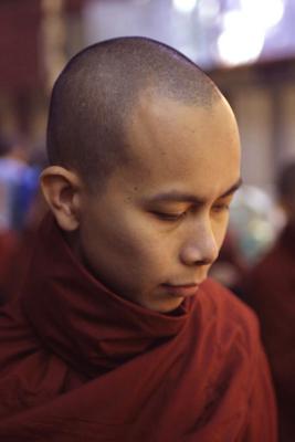 Deep in thought - Monk at Mahagandayon Monastery