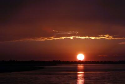 Sunset on the Ayeyarwady River
