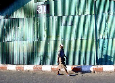 Walking Tall - Mawtin Jetty, Yangon