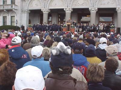 Rally at the UConn Capitol Building