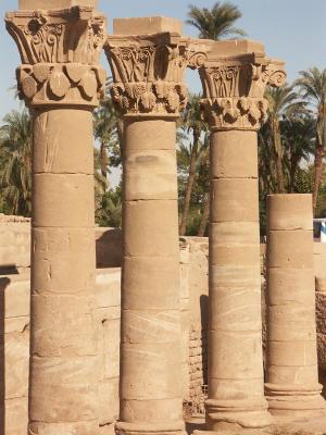 Columns in Dendera