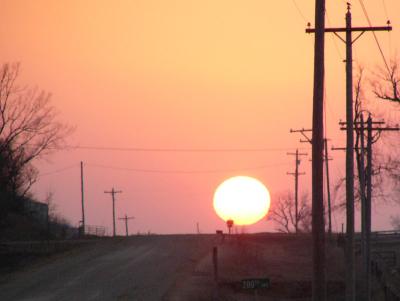 Sunset 3-19