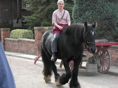 Girl On Horse - Blists Hill (556)