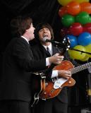 Gary Grimes (who plays Paul McCartney) and Jimmy Pou (who plays George Harrison)