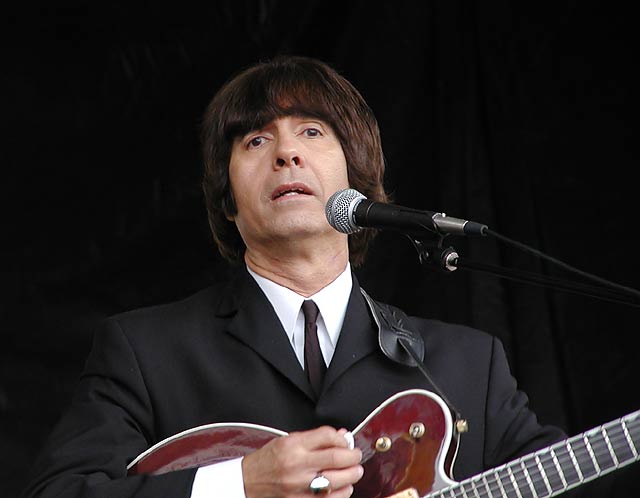 Jimmy Pou (who plays George Harrison)