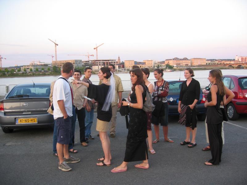 Devant la partie de clibataire en Bordeaux