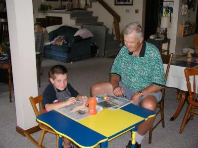 hank & grandpa make plane