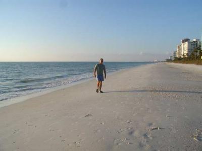 walking the beach