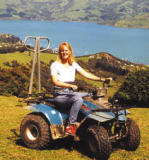 Sylke 4-wheelin in Queenstown