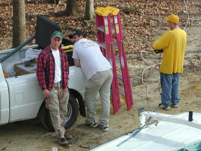Quiting time for the wire guys