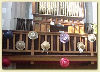 Hats on the organ