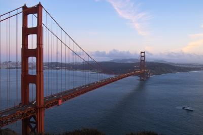 Twilight By The Golden Gate Bridge
