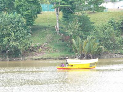 Boat on the Sarawak River