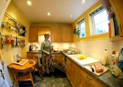 Julie in her Kitchen