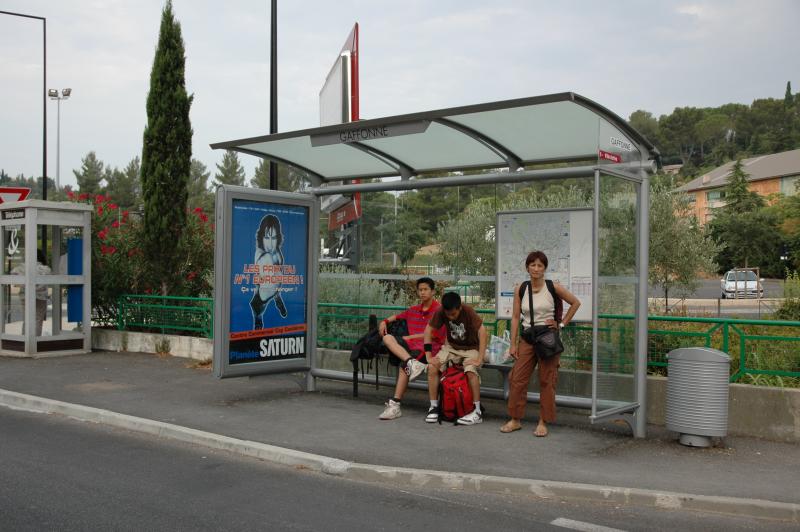leaving Nimes hostel