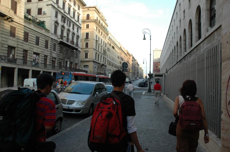Leaving Rome