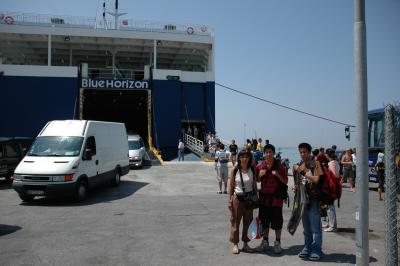 Patras ferry.Greece
