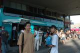 Patras bus station, ready to go to Athens
