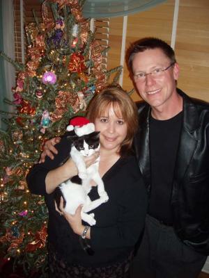 Santa Kitty, Me and Jeff
