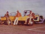 John Sandy, Bill Hart, & Friend<br>photo taken at south mountain park<br>Phoenix Arizona USA