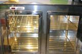 cella inox con porte trasparenti - banco bar