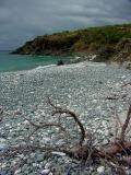 Blue Cobblestone Beach