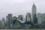Surrounded by skyscrapers