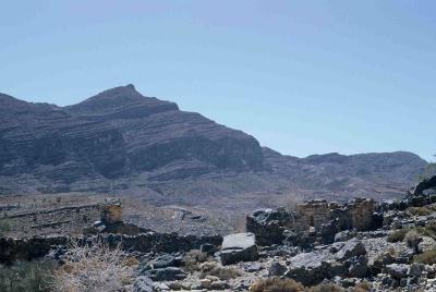 Village abandonne, Jebel Qiwih