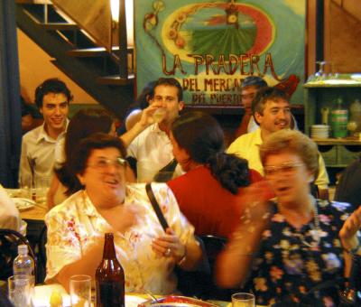 Samba fans, Montevideo, Uruguay, 2002