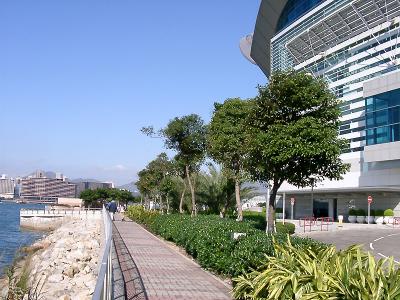 Next to Hong Kong Convention and Exhibition Centre