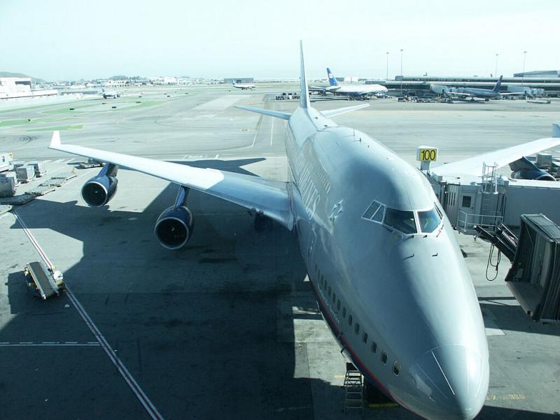 My plane from SF to Osaka