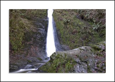 Lydford Gorge - Waterfall and pool