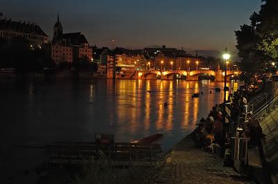 Sommernacht am Rhein