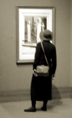 Woman in black