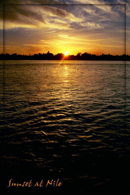 Sunset at Nile - Kom Ombo