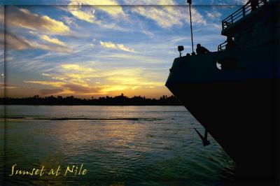 Sunset at Nile