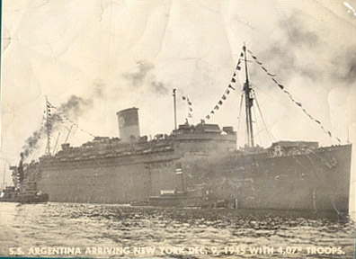 US Troopship SS Argentina